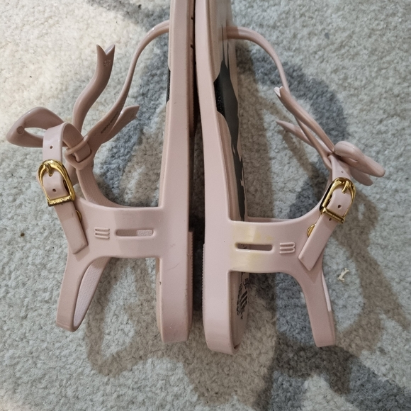 MELISSA "Alice in Wonderland" Pale Pink Sandals, Size 35 - Picture 6 of 12